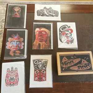 Indigenous Art Print Collection many Artists And An Indigenous Box